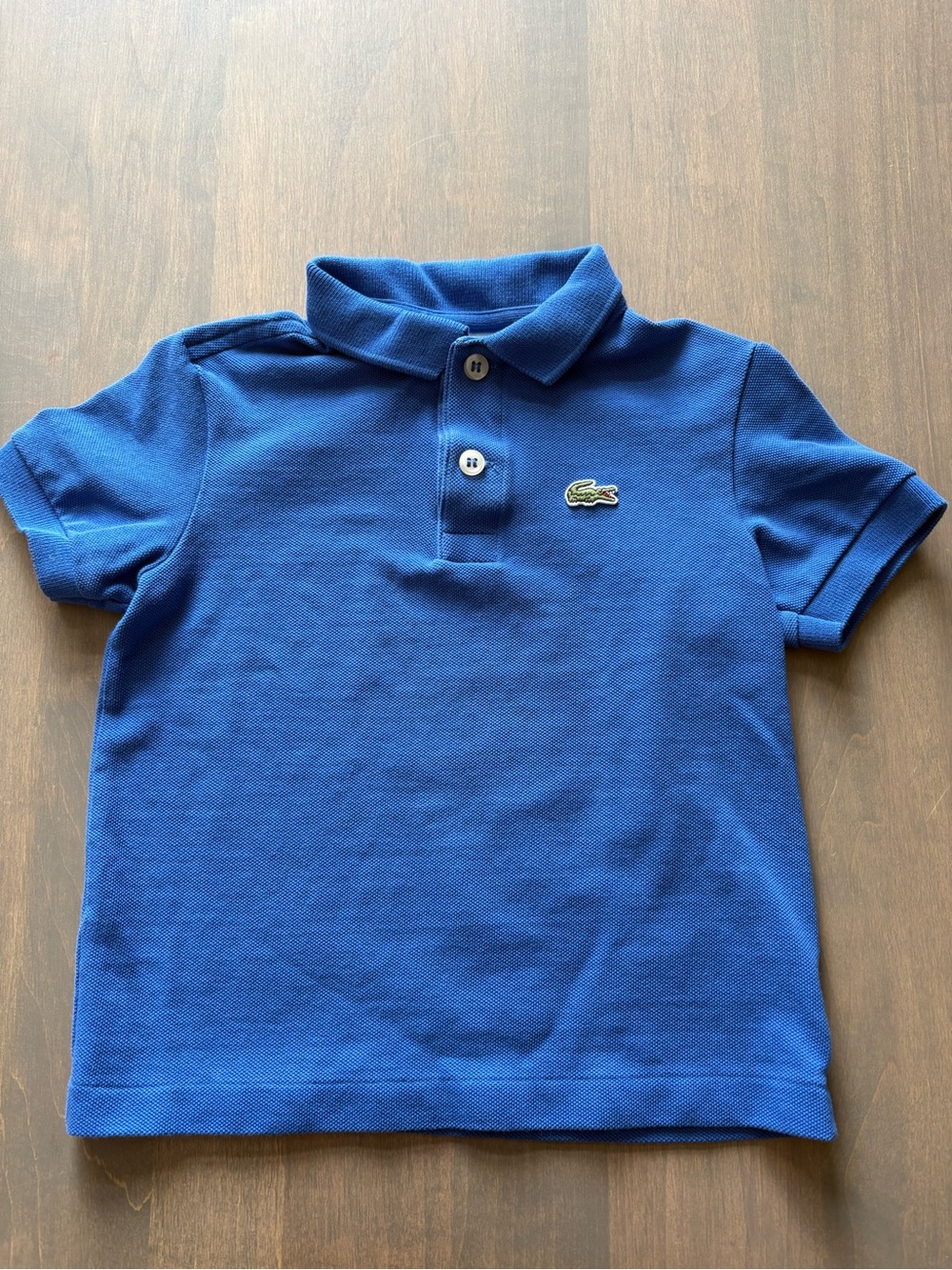 Lacoste Boys' Royal Blue Pique Polo Shirt